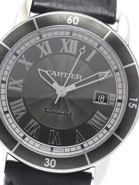 CARTIER Ronde Croisier de Cartier WSRN0003 Date gray Dial Automatic Men's_939216